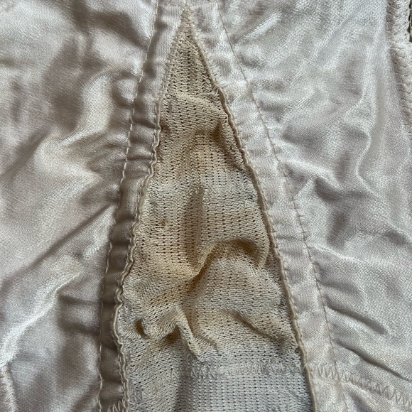 1950s Bien Jolie Open Bottom Girdle Six Straps Vintage Lingerie Large - Picture 4 of 7